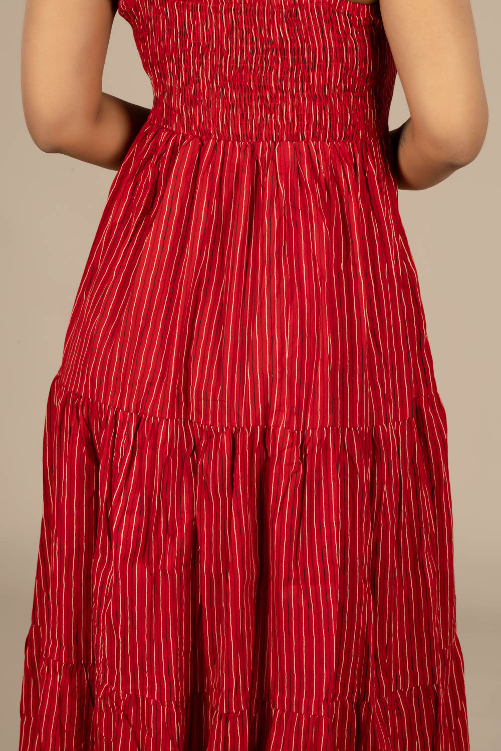 Red Flared Dress