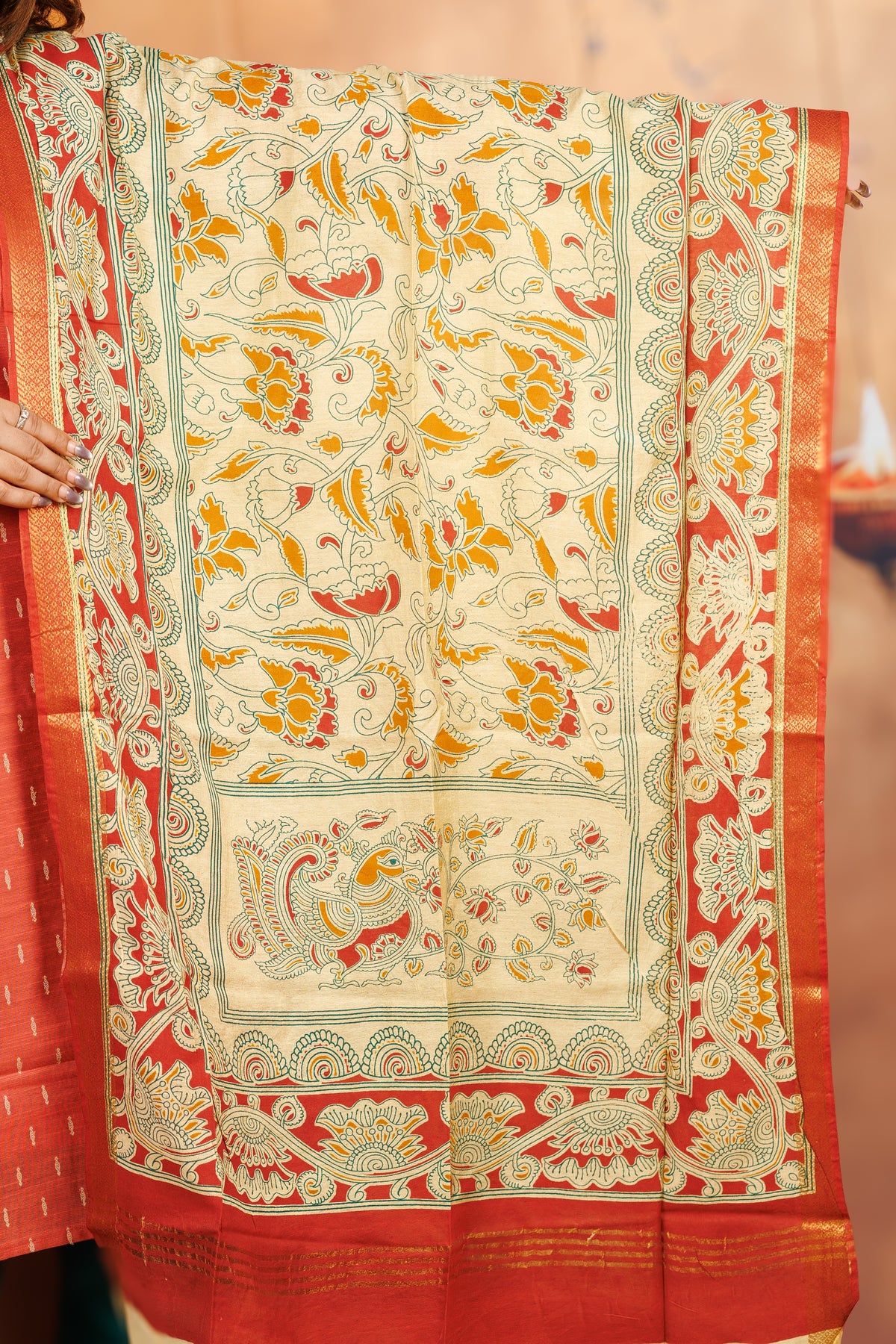 Raw Silk - Peach