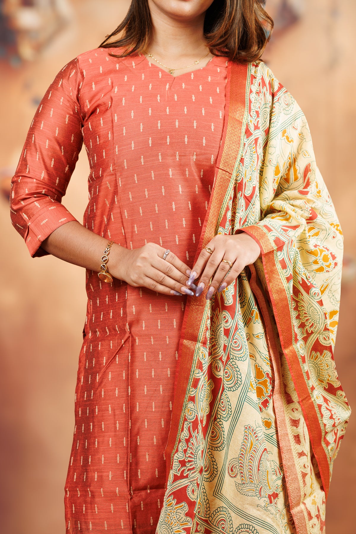 Raw Silk - Peach