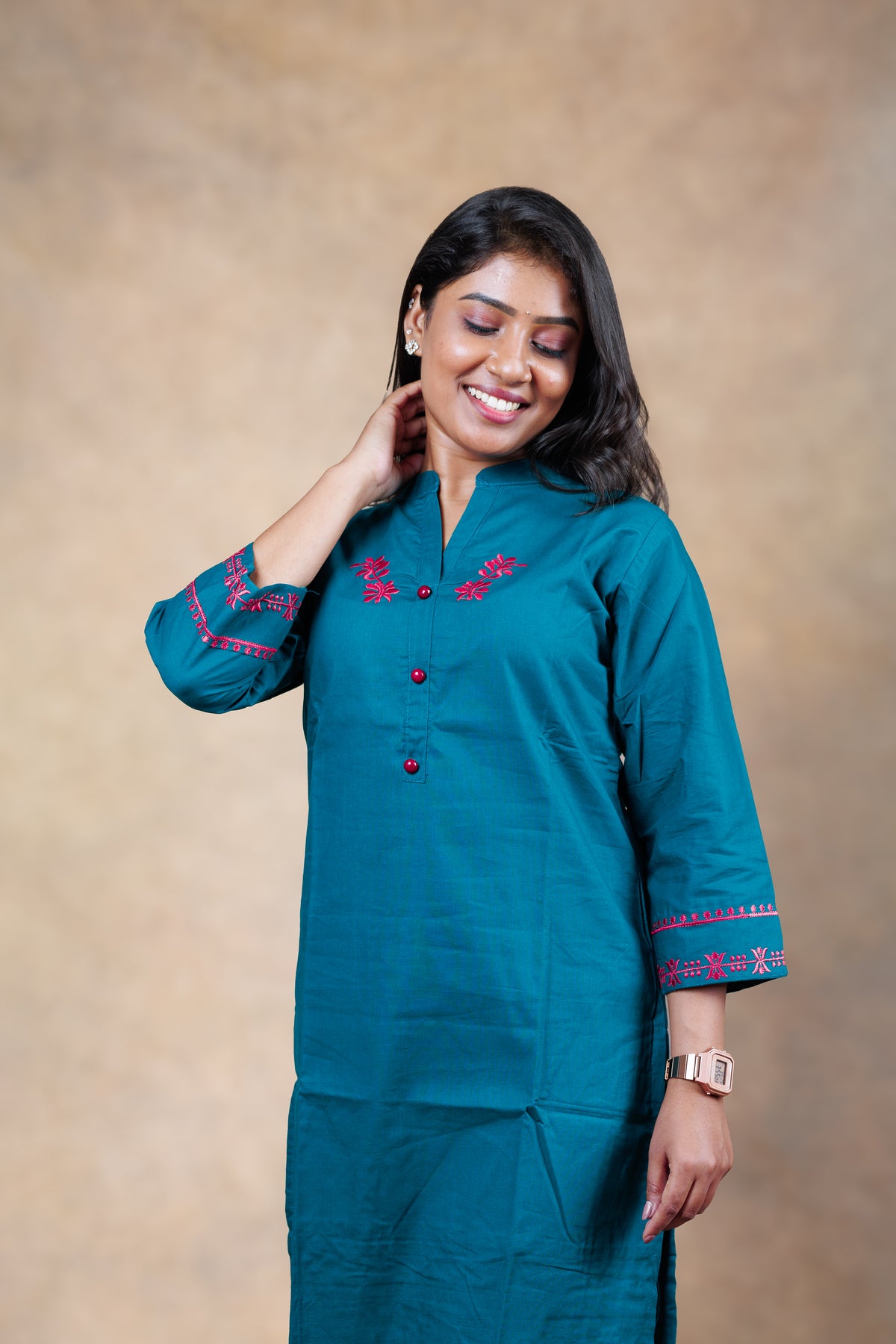 Everyday wear kurti- Turquoise