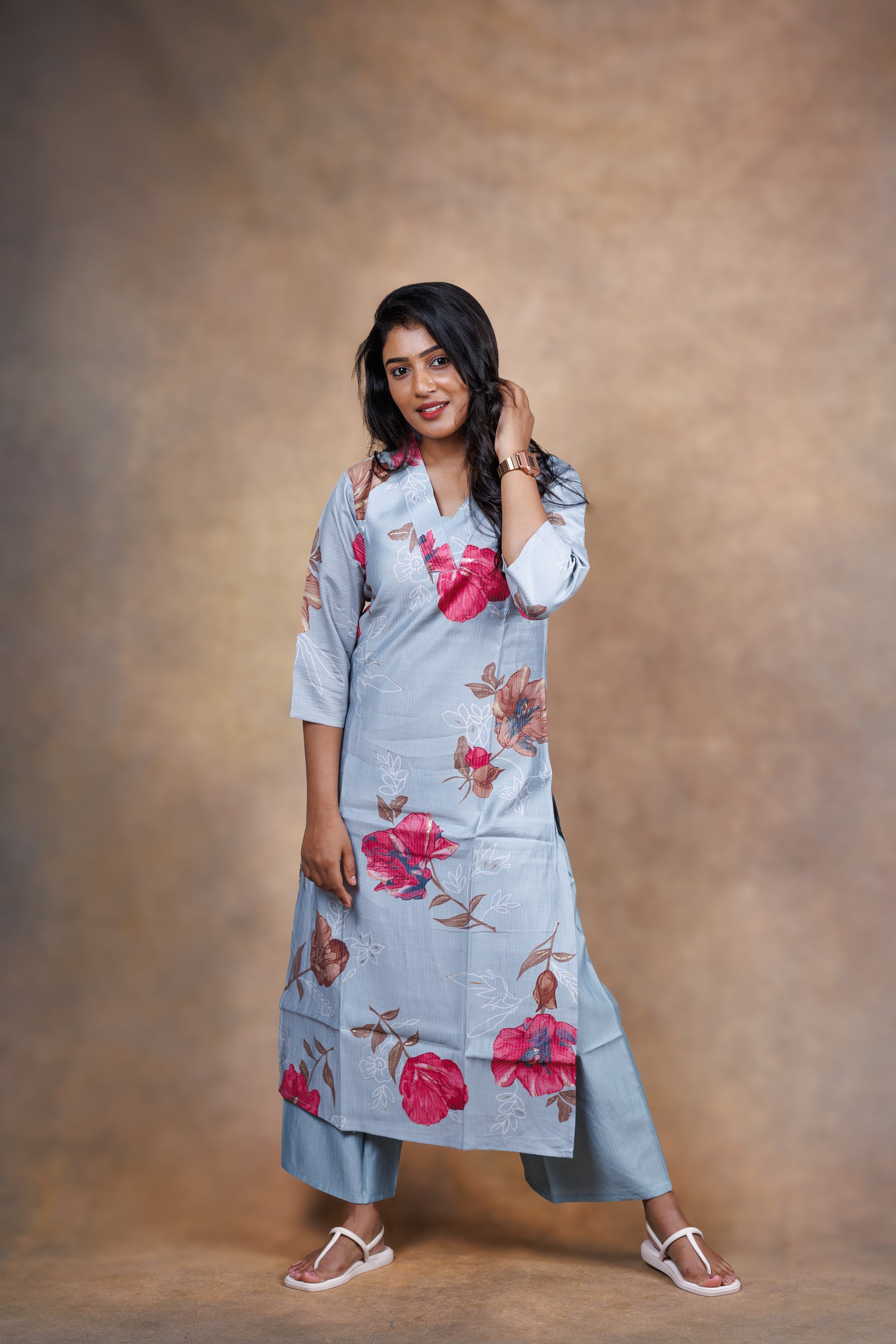 Bloom Grey Co-ord Set