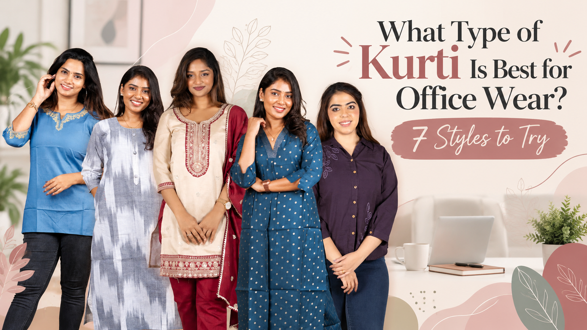 What Type of Kurti Is Best for Office Wear? 7 Styles to Try