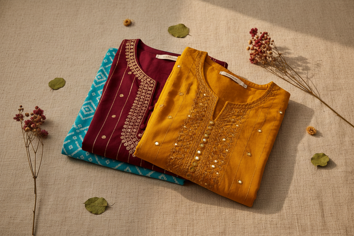 How to Style a Flared Kurti: The Ultimate Guide to Handloom Cotton Kurtis