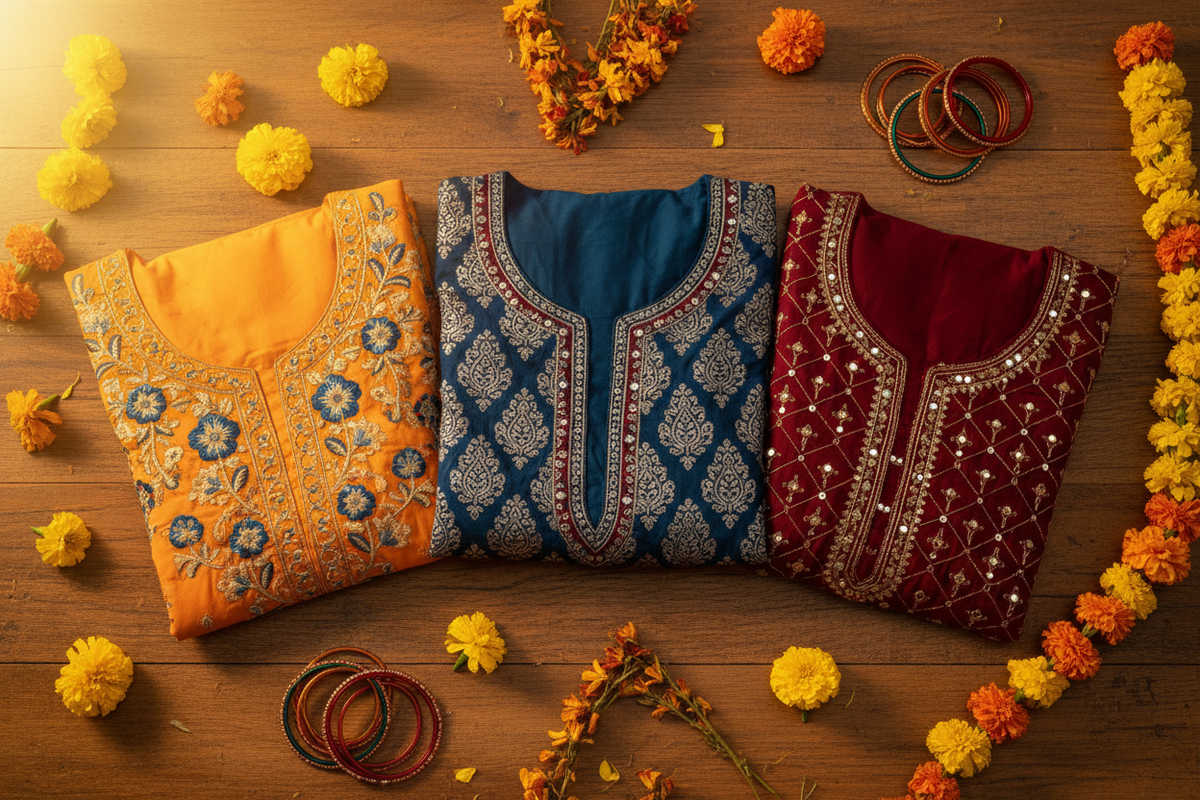 Embroidered Short Kurtis: Style, Comfort & Colour for Every Day