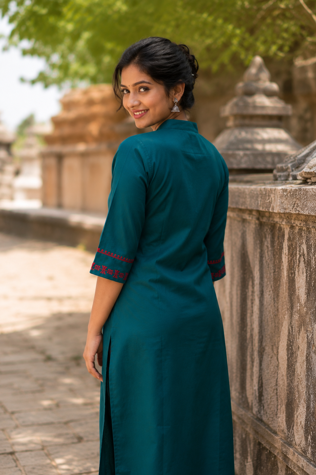 Everyday wear kurti- Turquoise