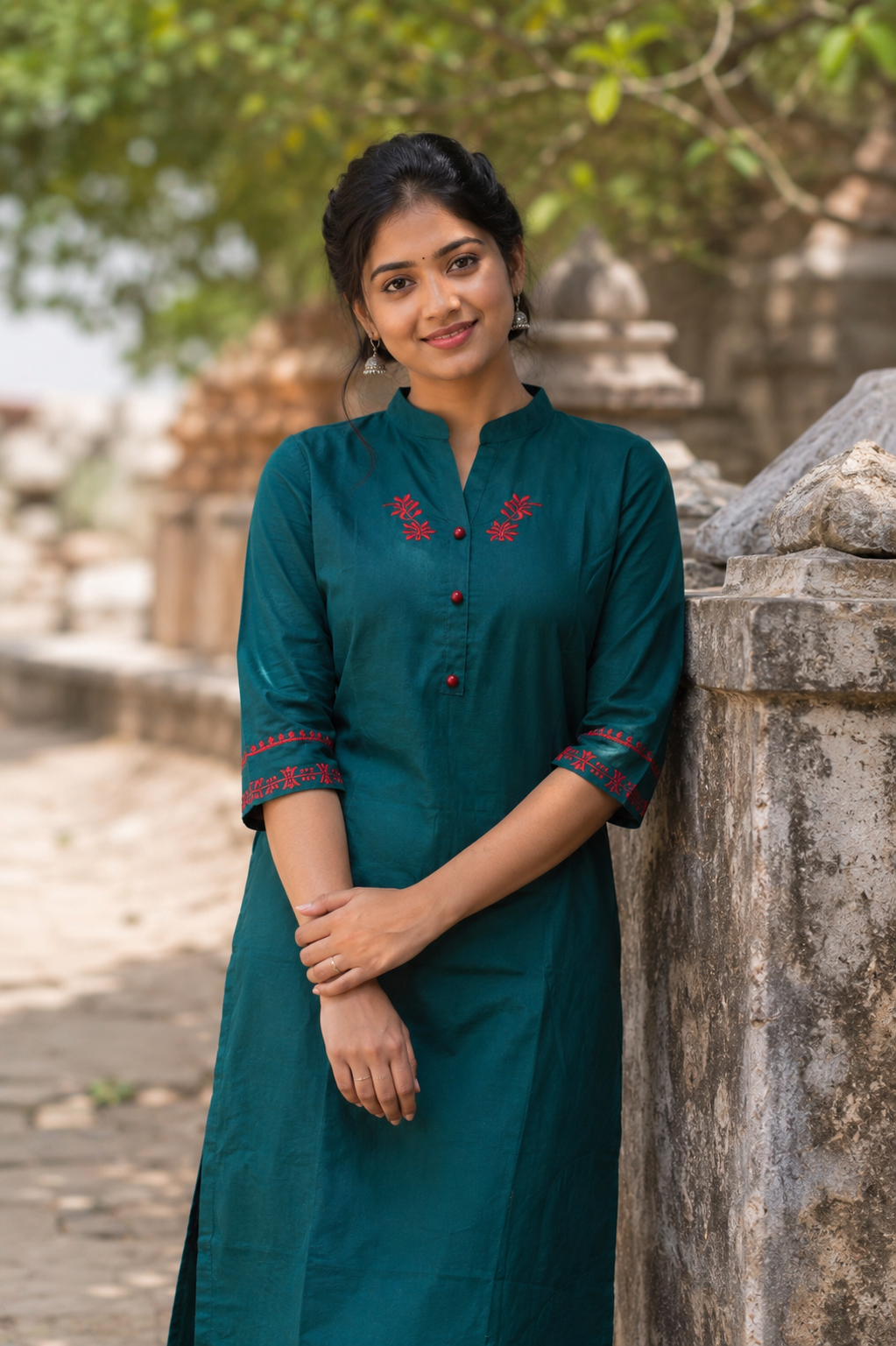 Everyday wear kurti- Turquoise