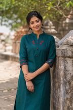 Everyday wear kurti- Turquoise