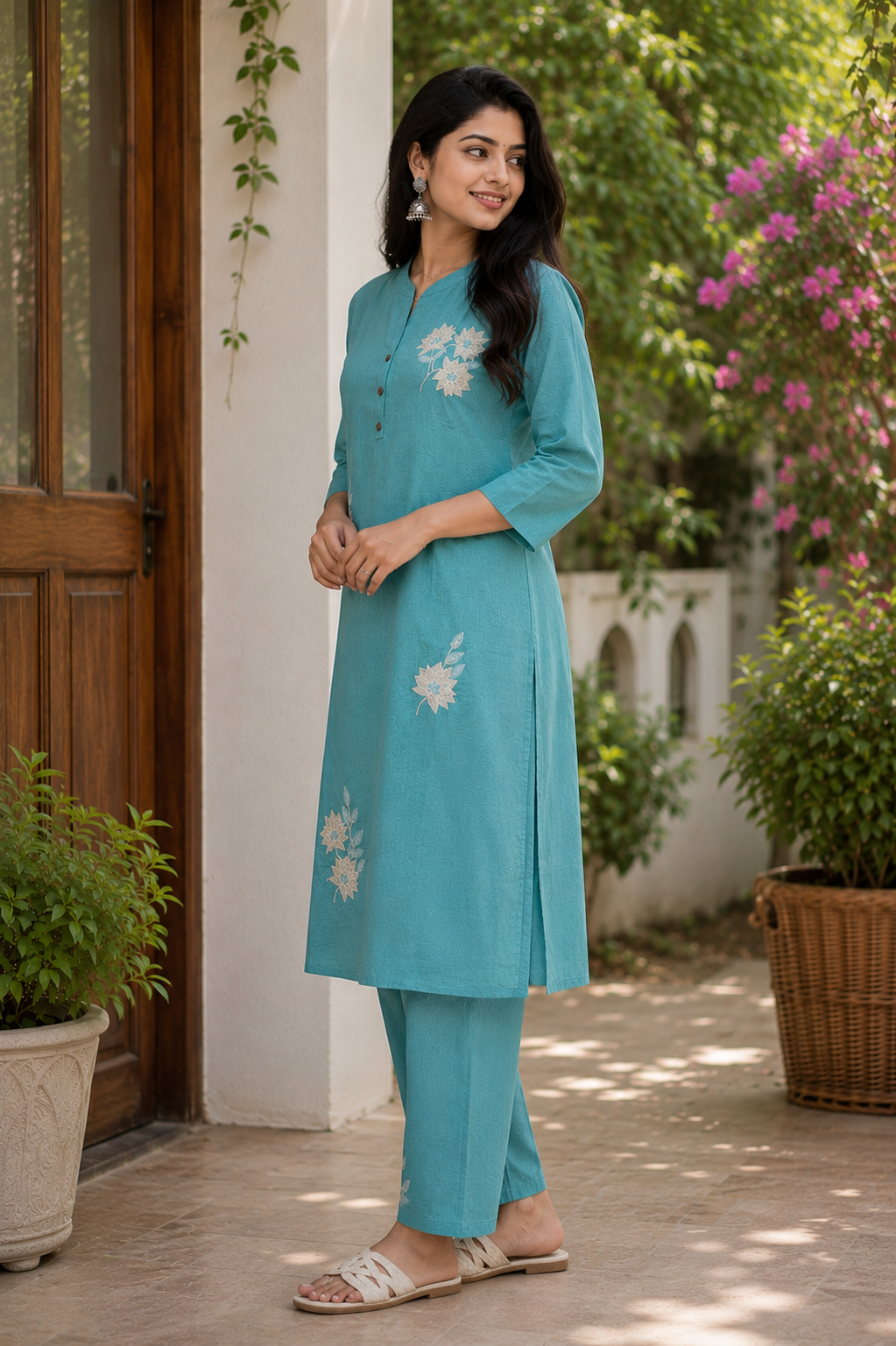 Aqua Bloom Co-Ord