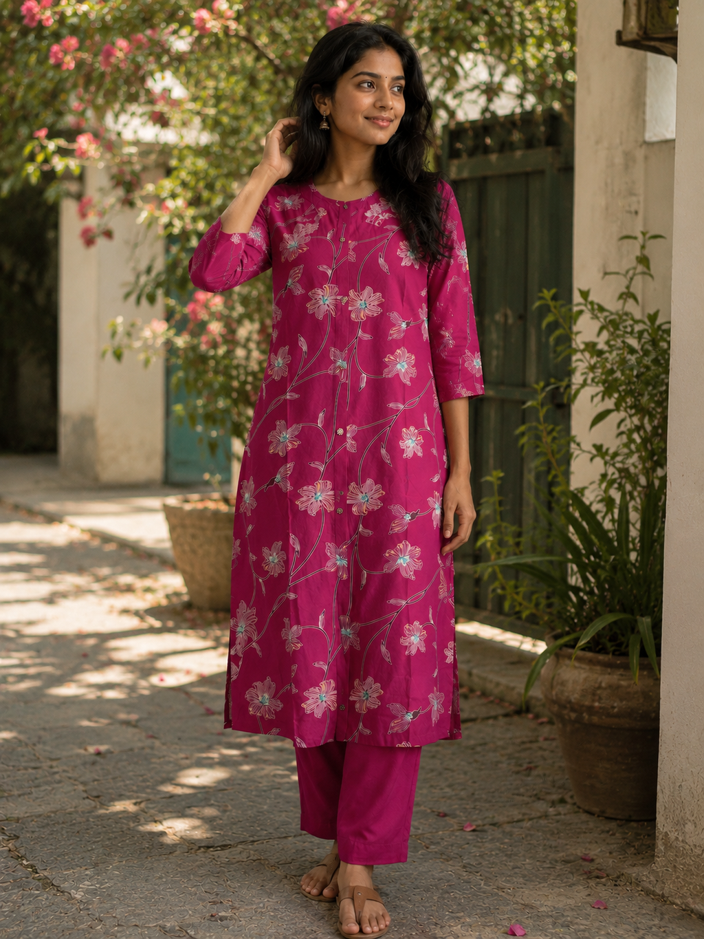Rani Pink Floral Co-ords