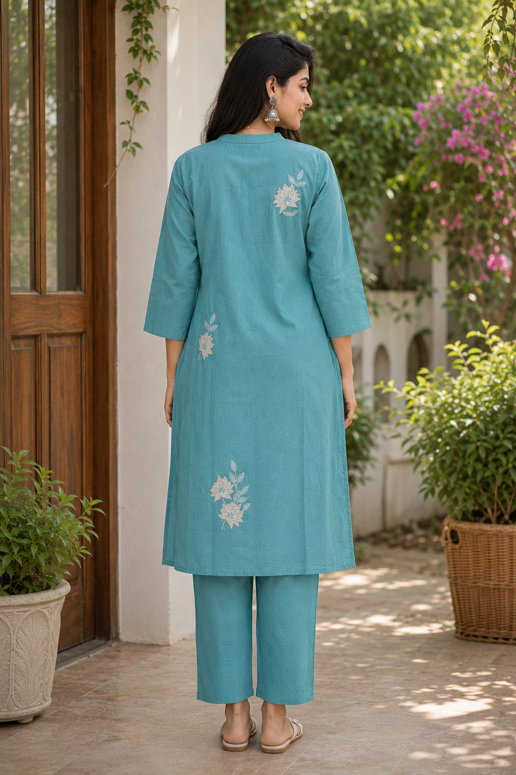 Aqua Bloom Co-Ord