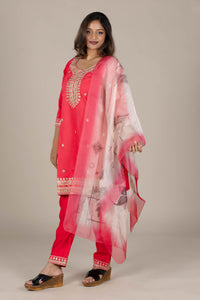 Tomato Designer Straight Suit