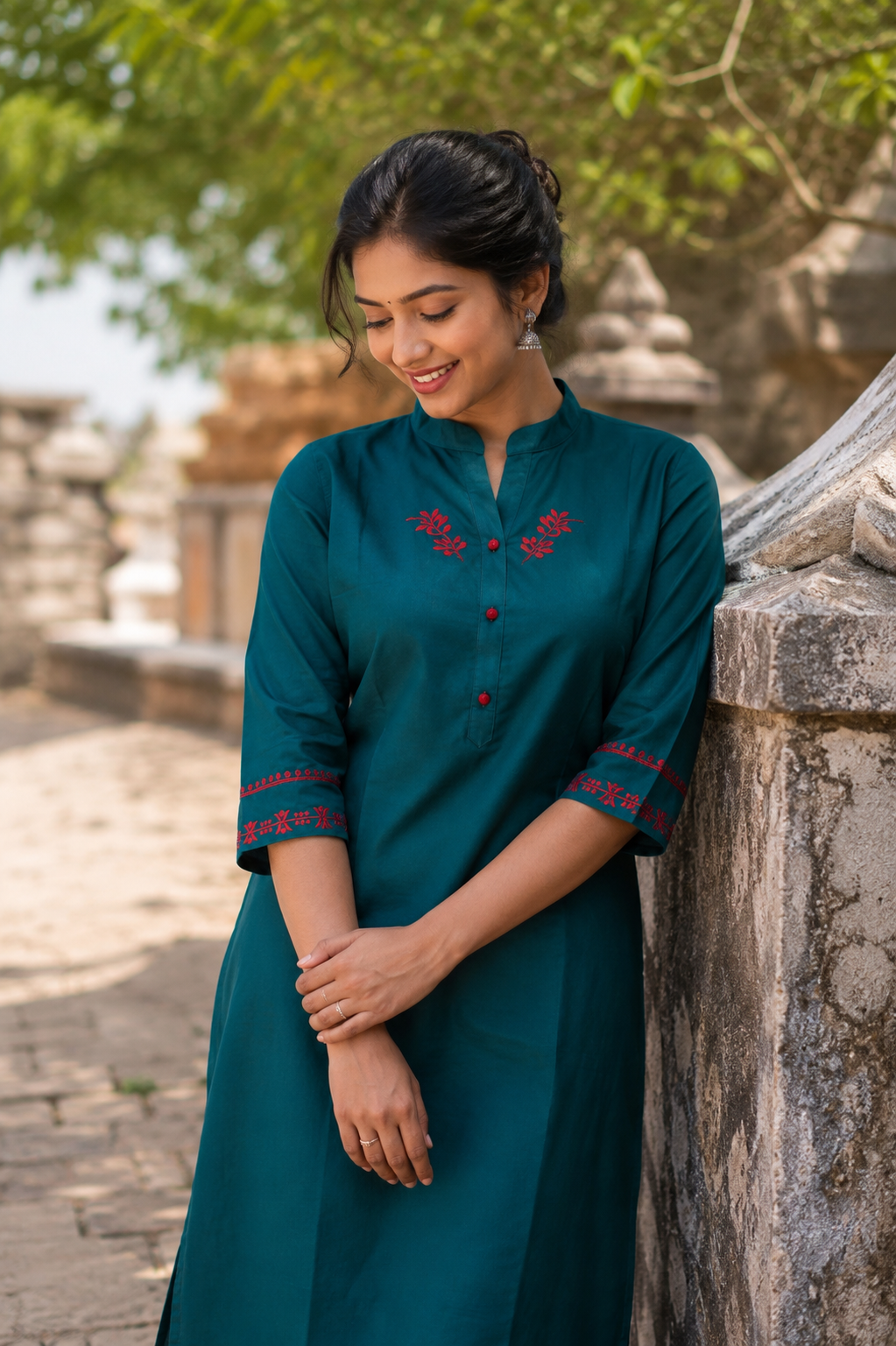 Everyday wear kurti- Turquoise