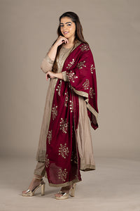 Coffee Designer Salwar Suit