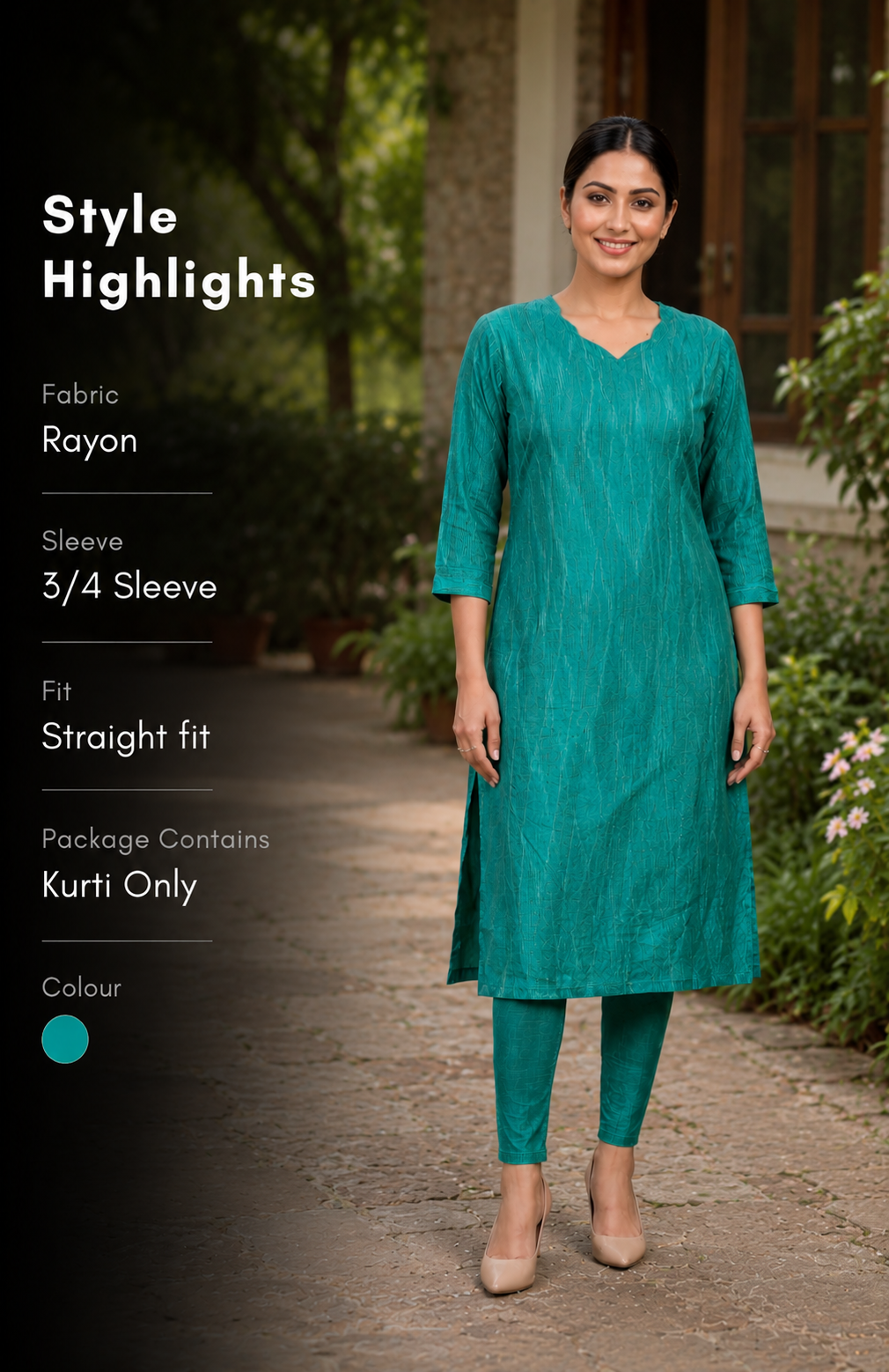 Everyday Kurti - Green