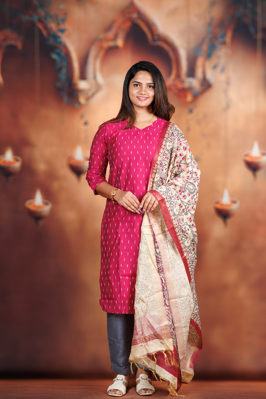 Raw Silk - Majenta