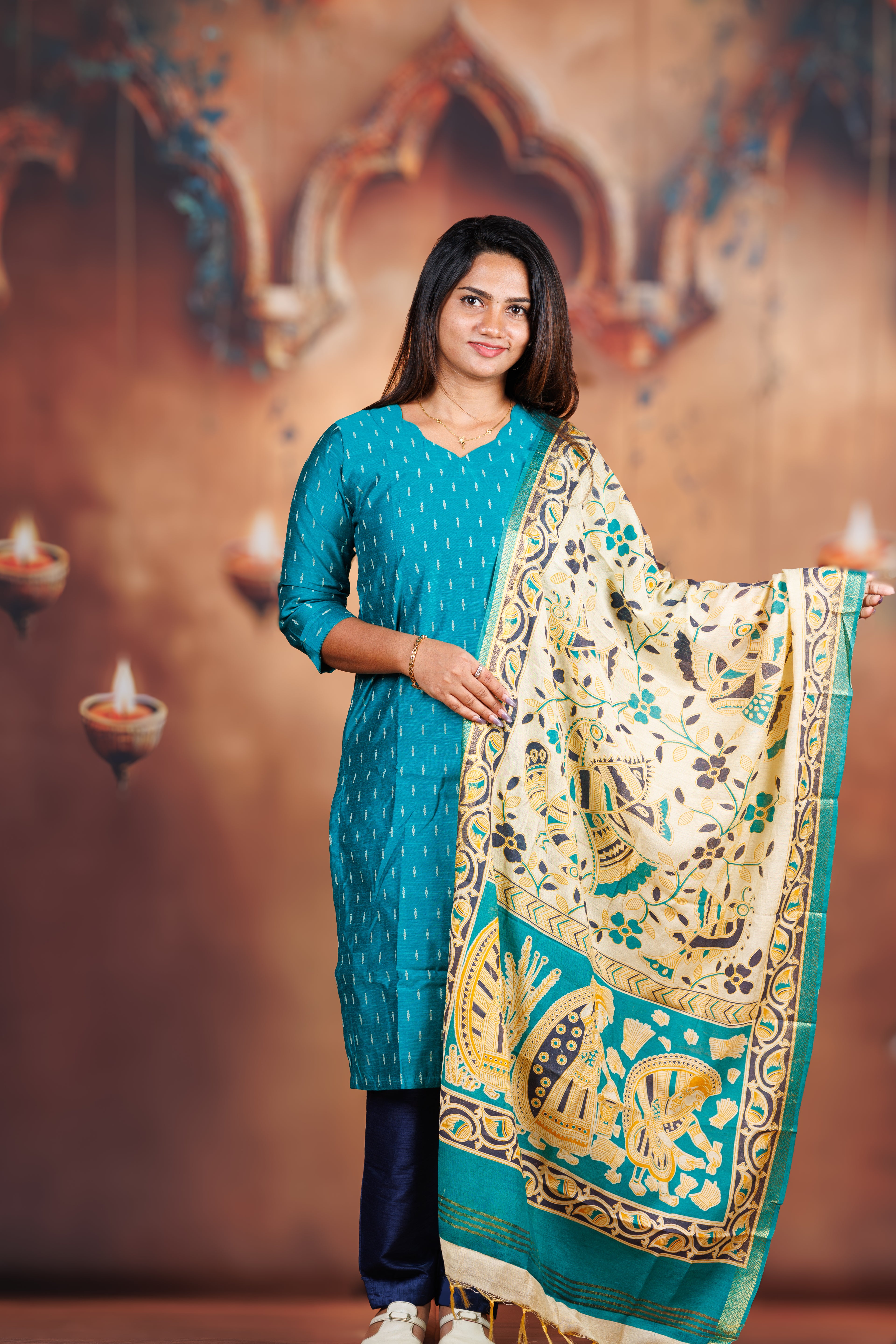 Raw Silk - Rama Green