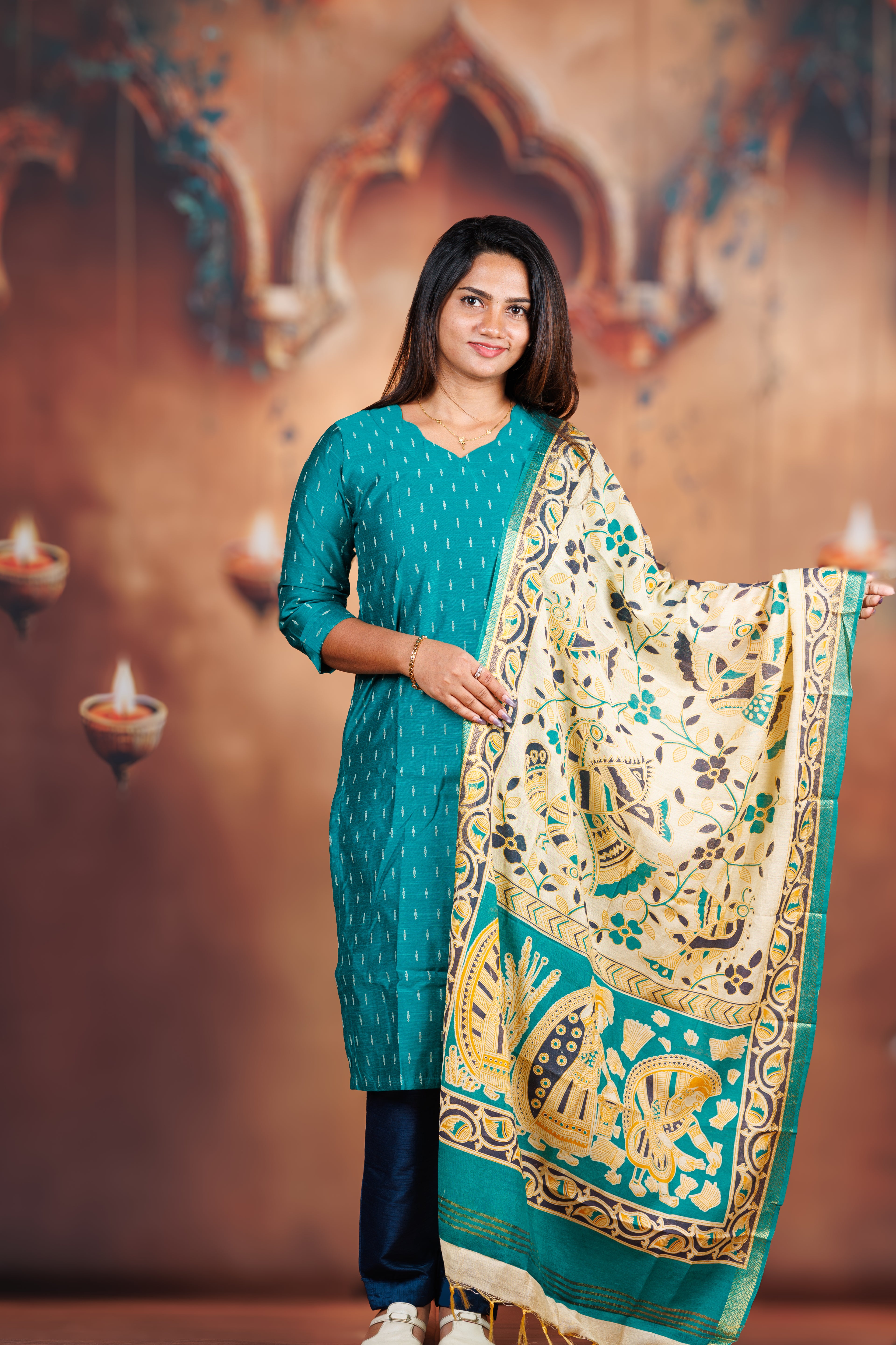 Raw Silk - Rama Green