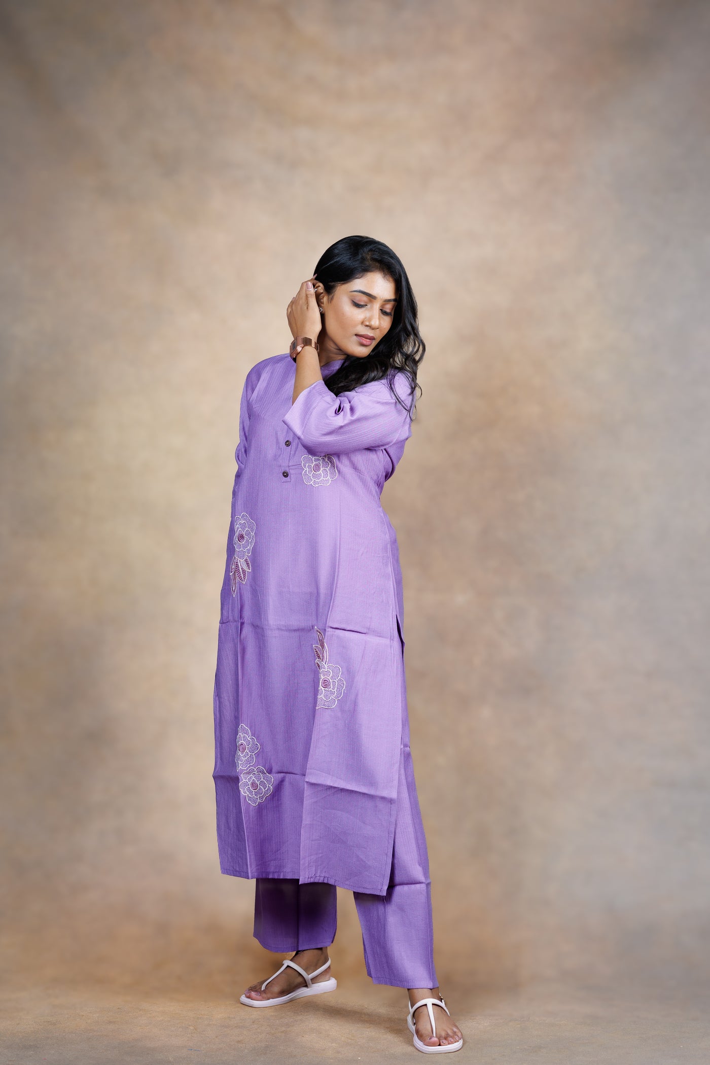 Lavendar Floral Co-ord Set