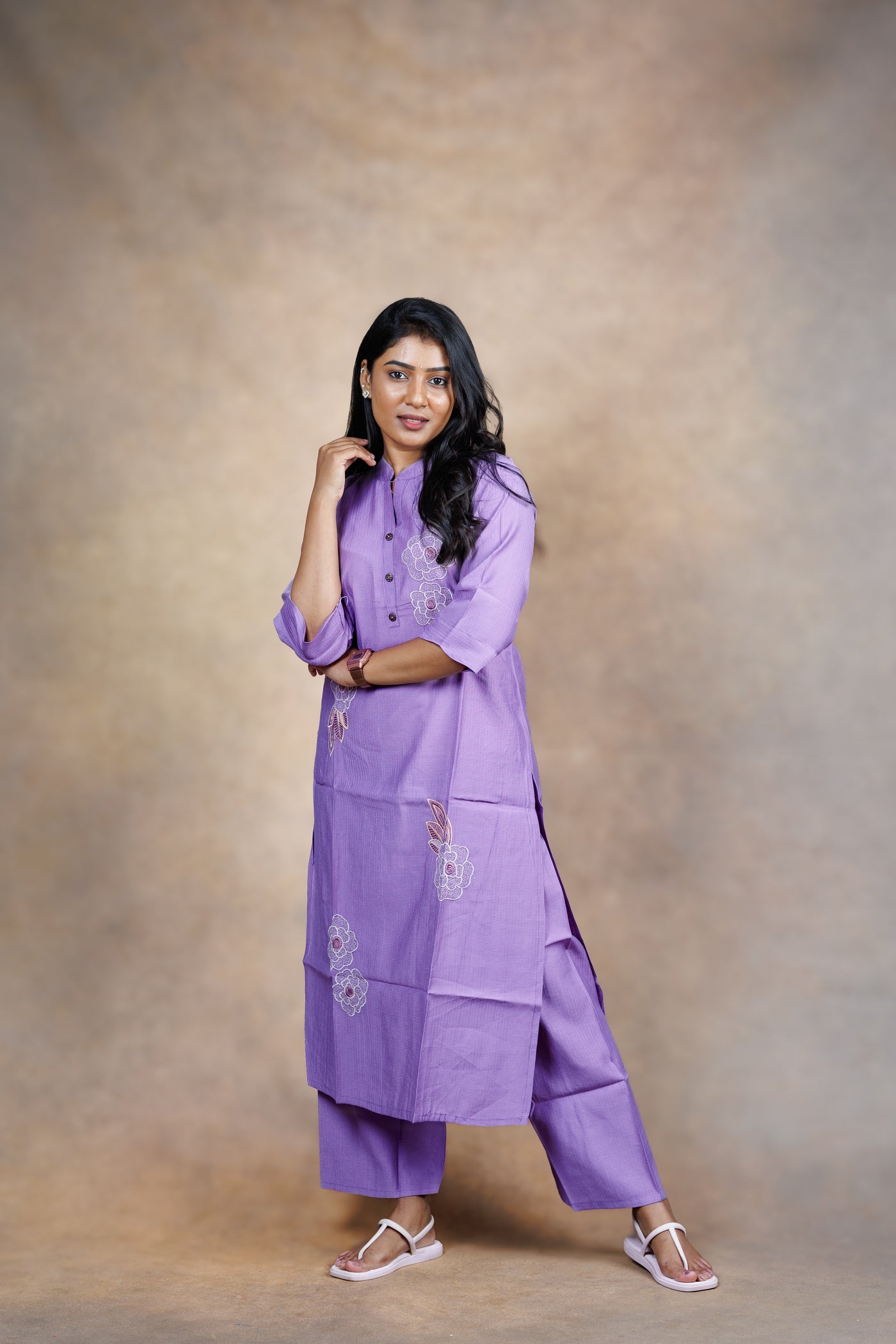 Lavendar Floral Co-ord Set