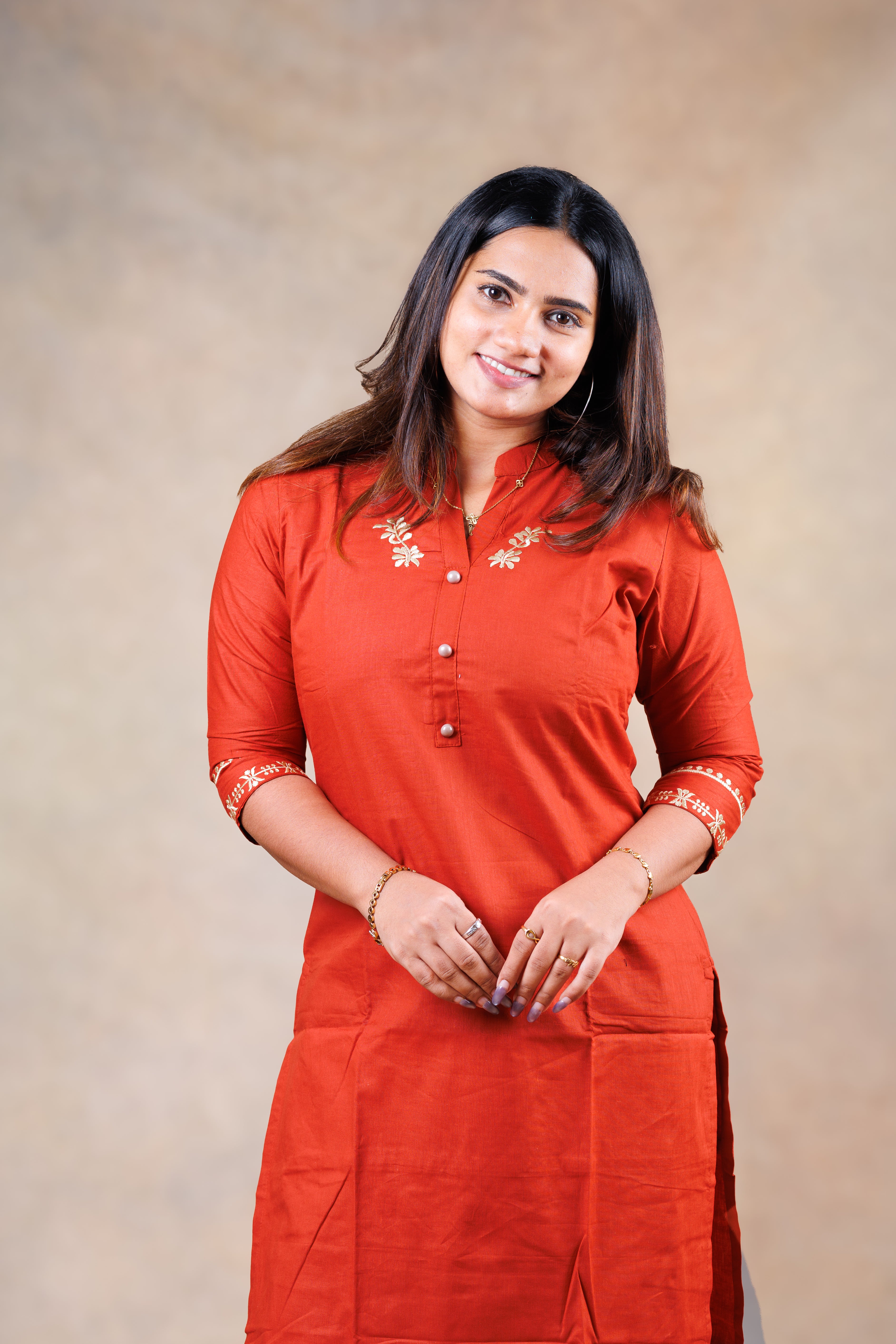 Everyday Wear Kurti - Maroon