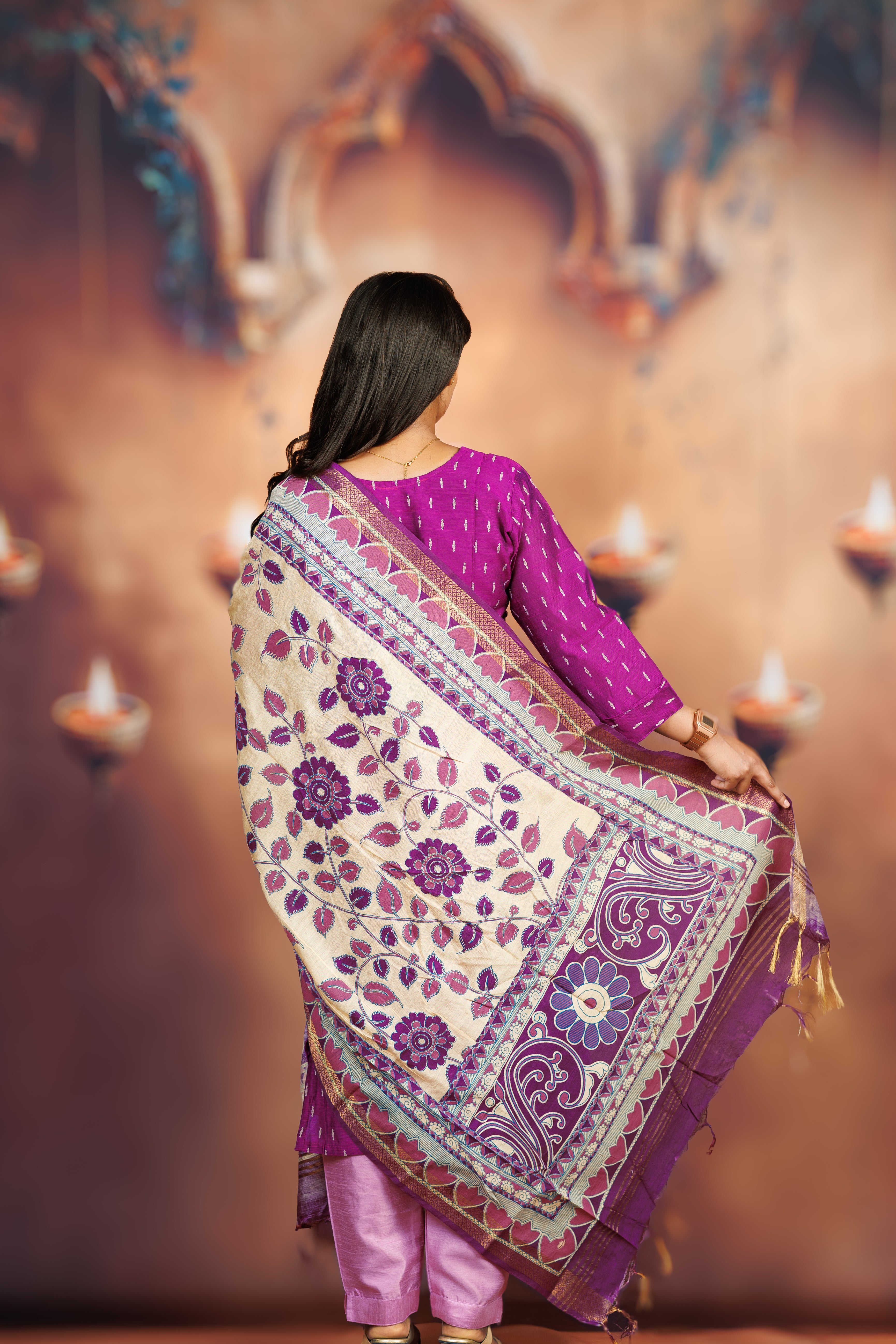 Raw Silk - Purple