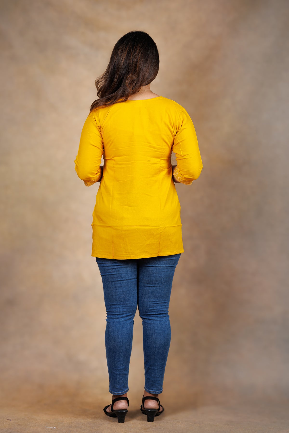 Everyday Short Kurti - Yellow