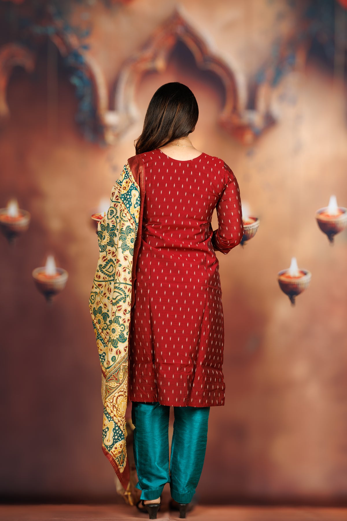 Raw Silk - Maroon