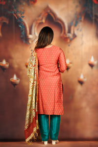 Raw Silk - Peach