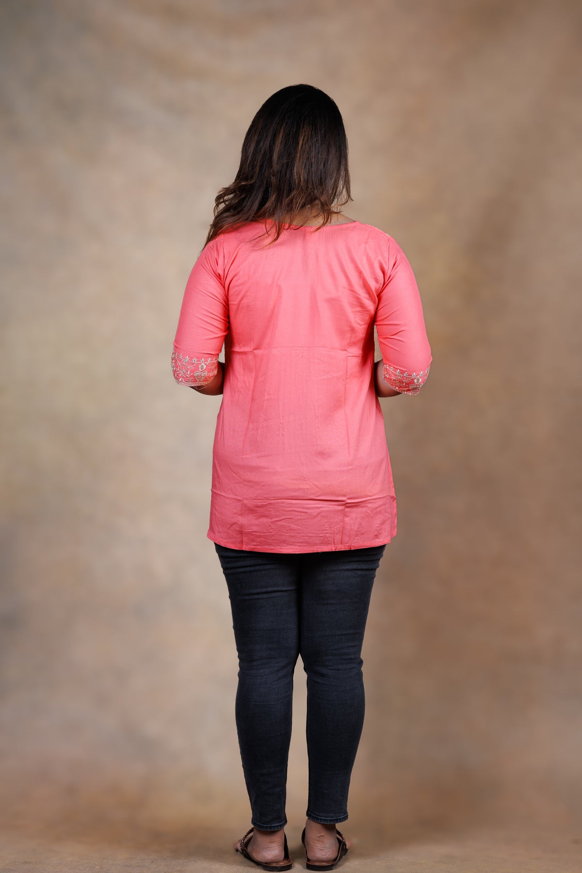 Everyday Short Kurti - Orange