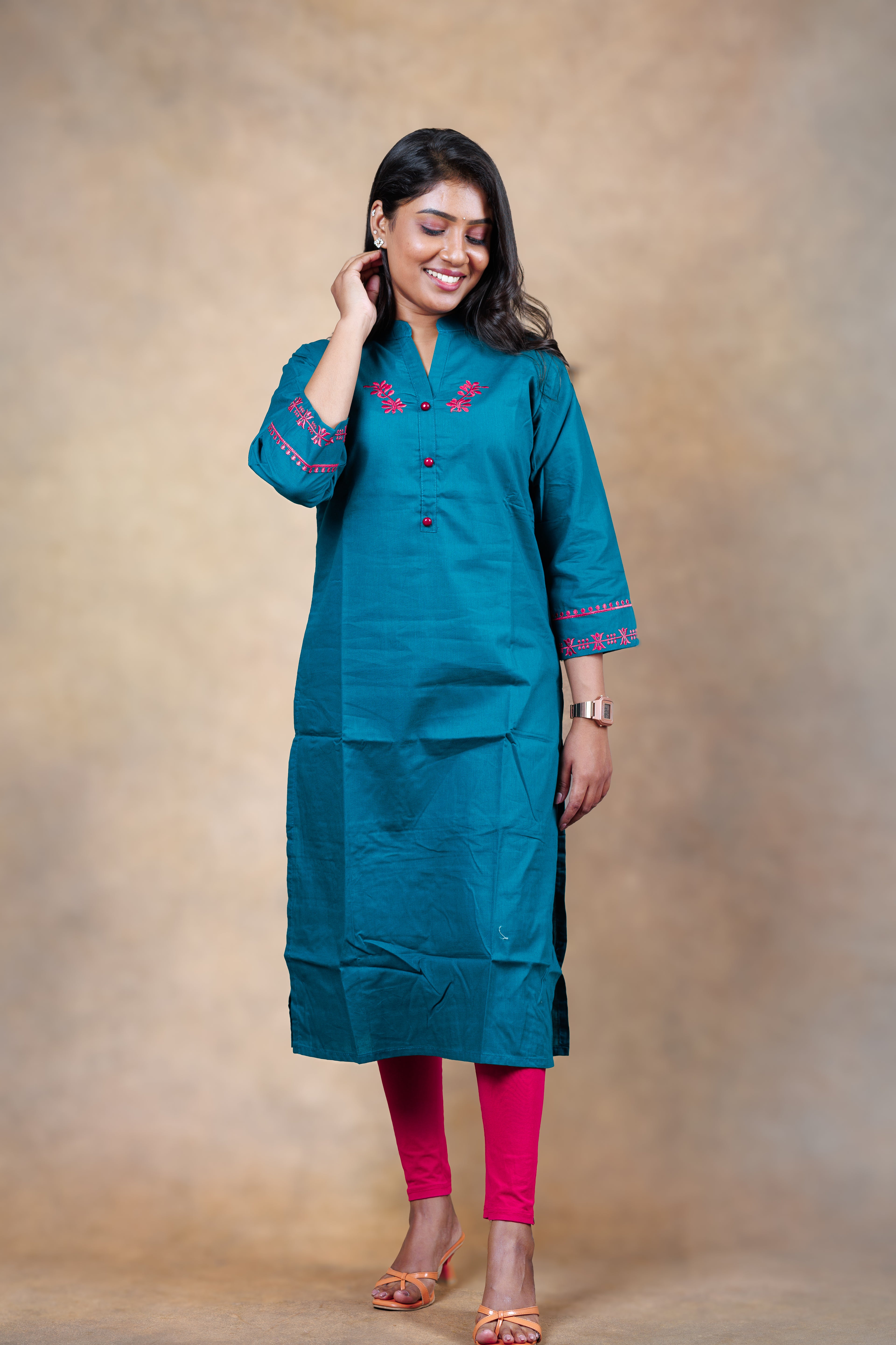 Everyday wear kurti- Turquoise