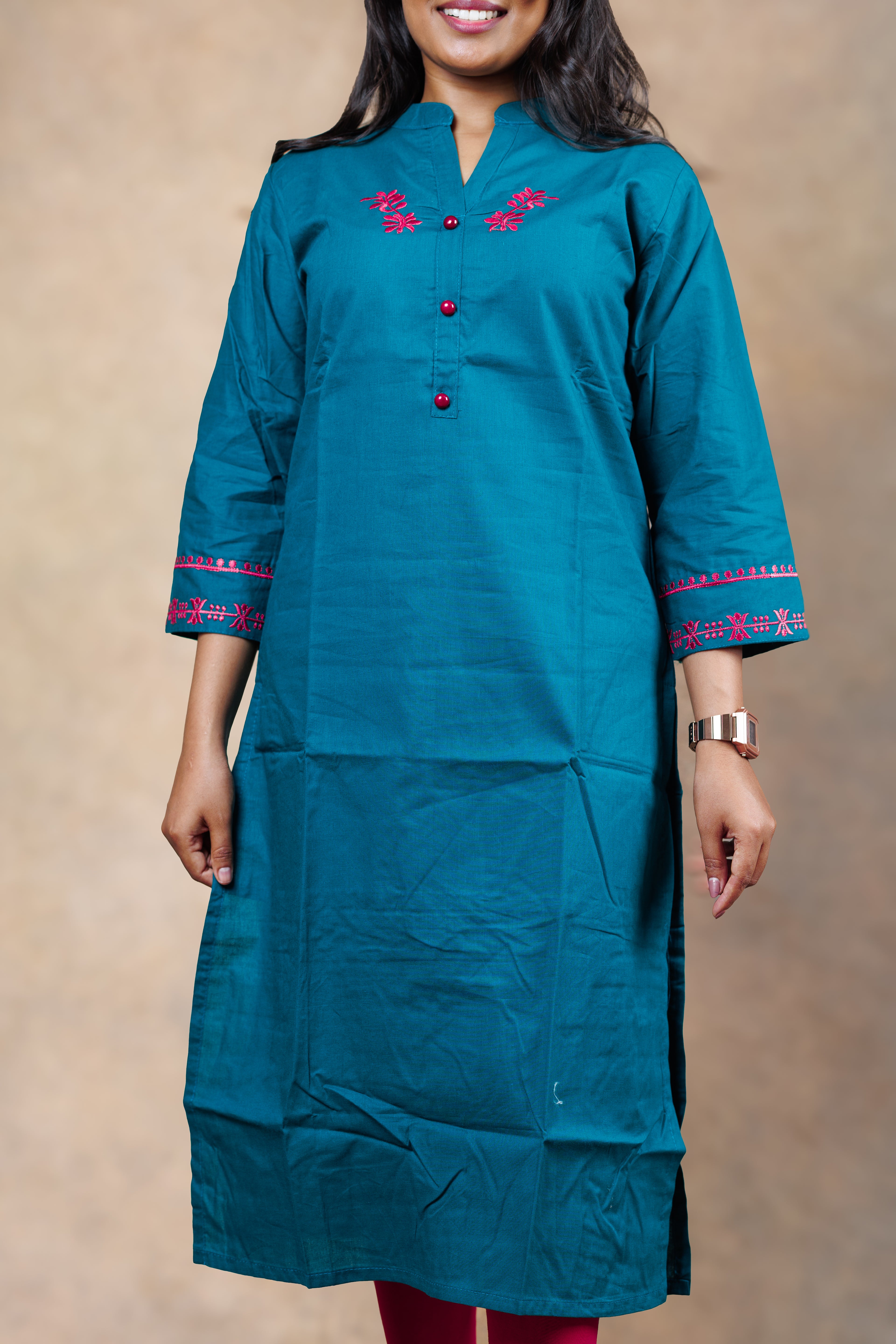 Everyday wear kurti- Turquoise