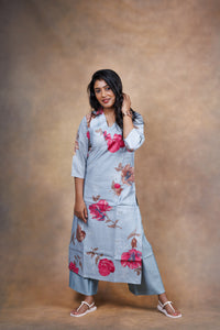Bloom Grey Co-ord Set