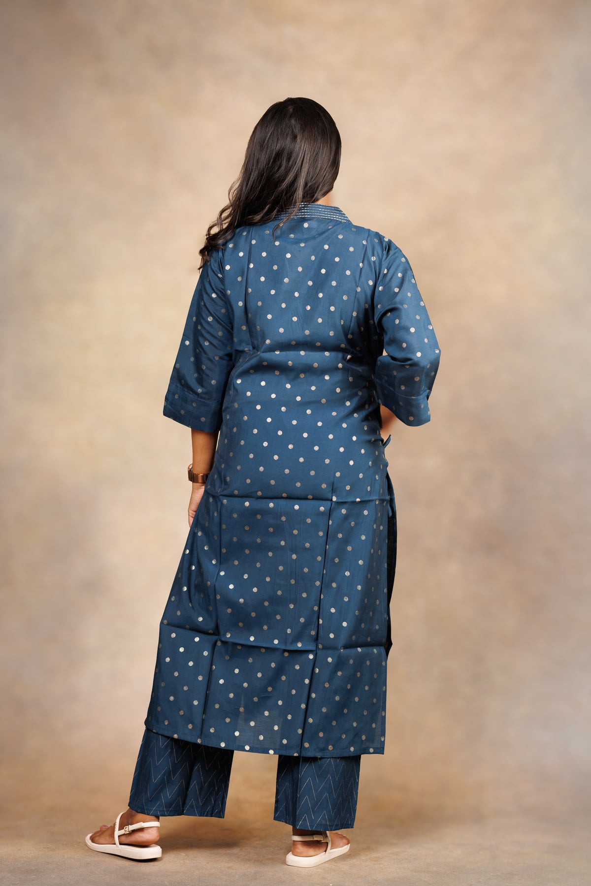 Teal Blue - Roman Silk - Co-ord Set