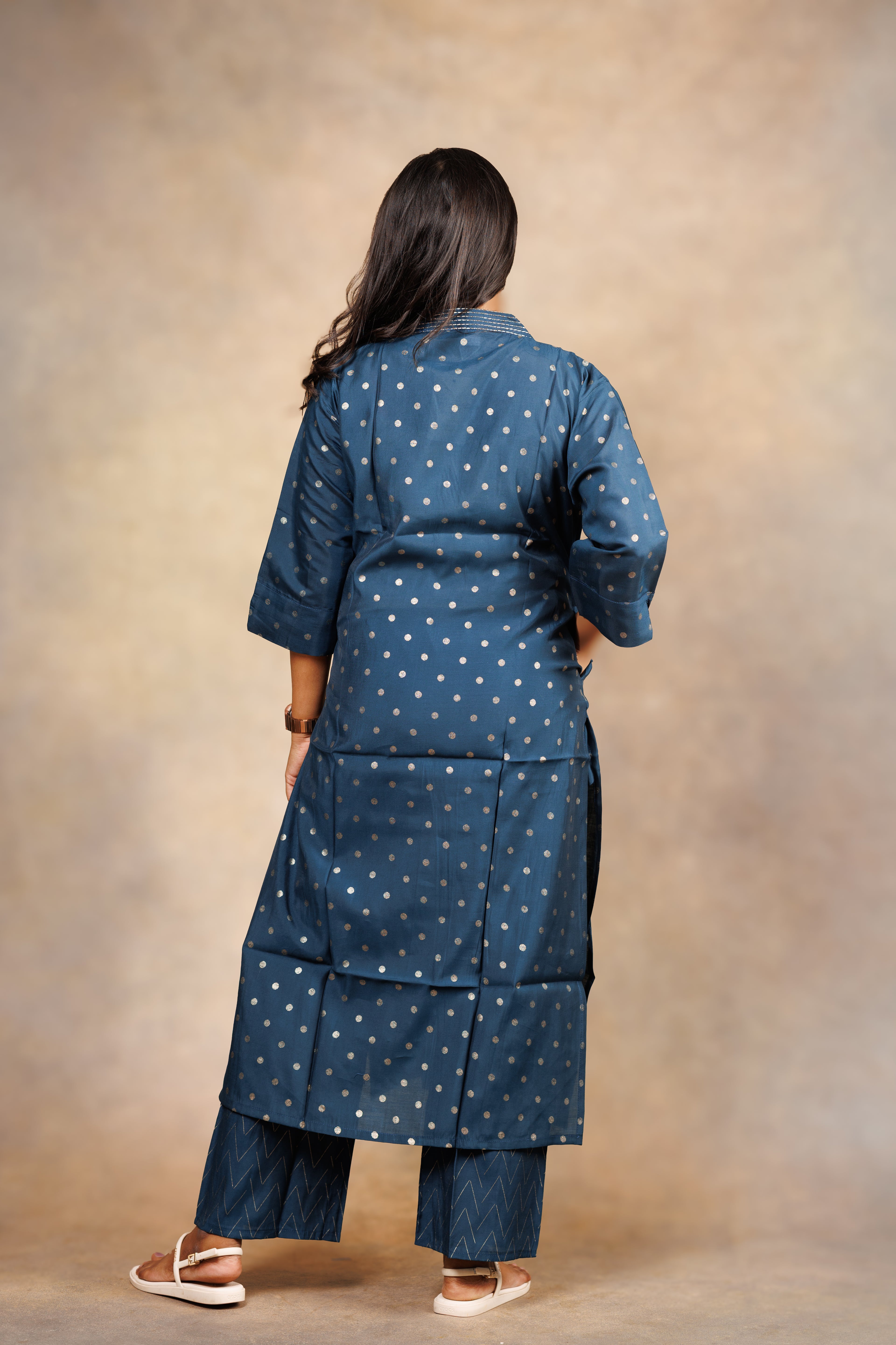 Teal Blue - Roman Silk - Co-ord Set