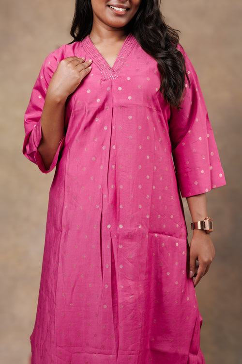 Baby Pink - Roman Silk Co-ord Set