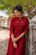 Everyday Wear Kurti - Maroon