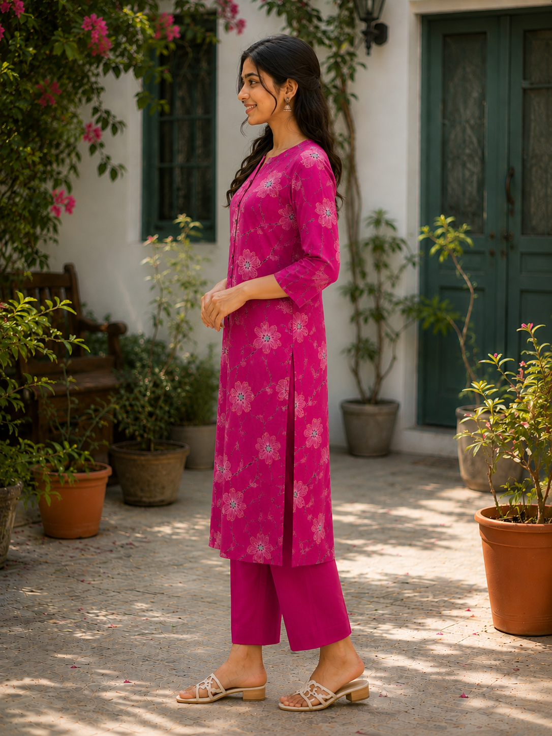 Rani Pink Floral Co-ords