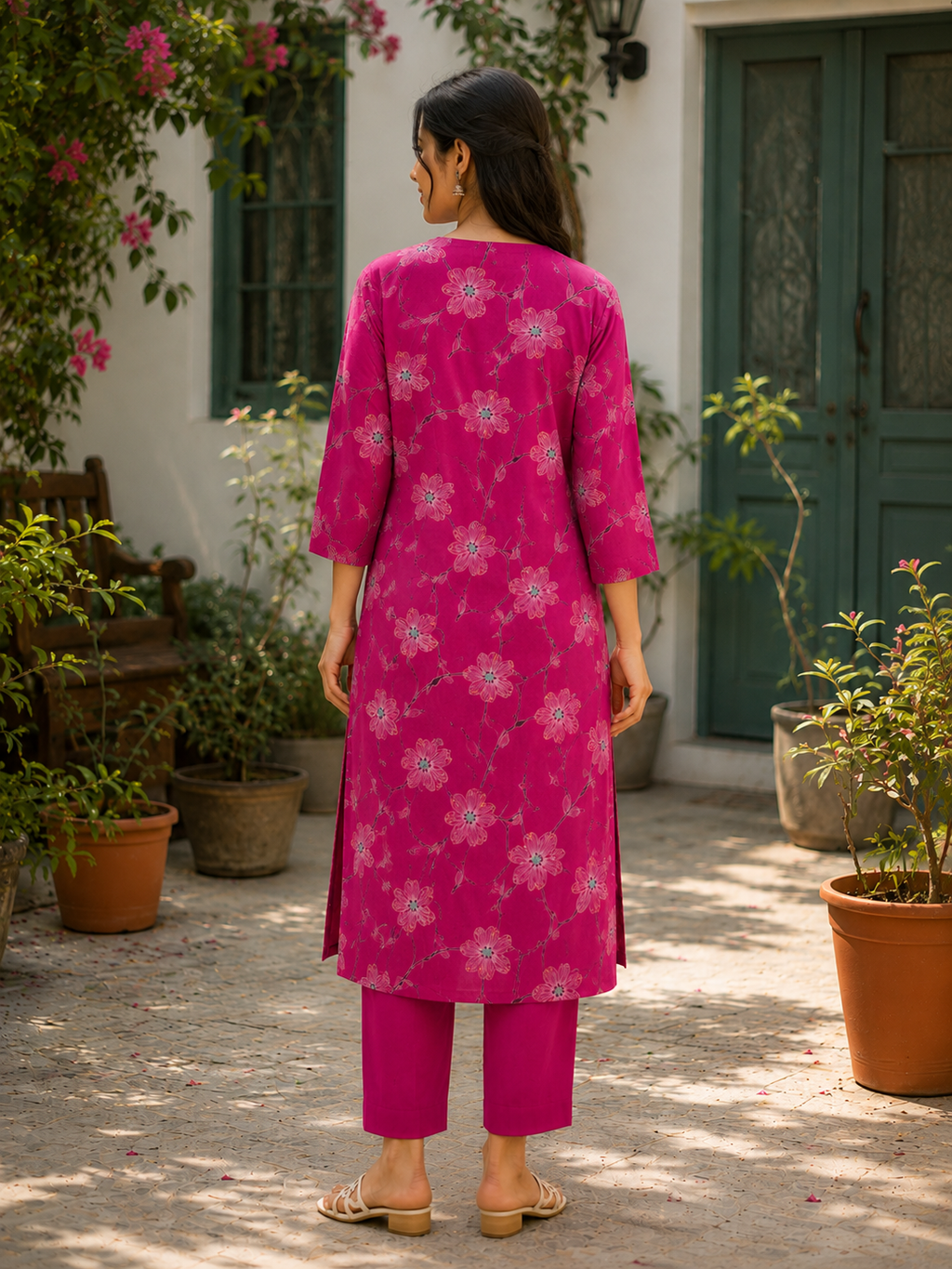 Rani Pink Floral Co-ords