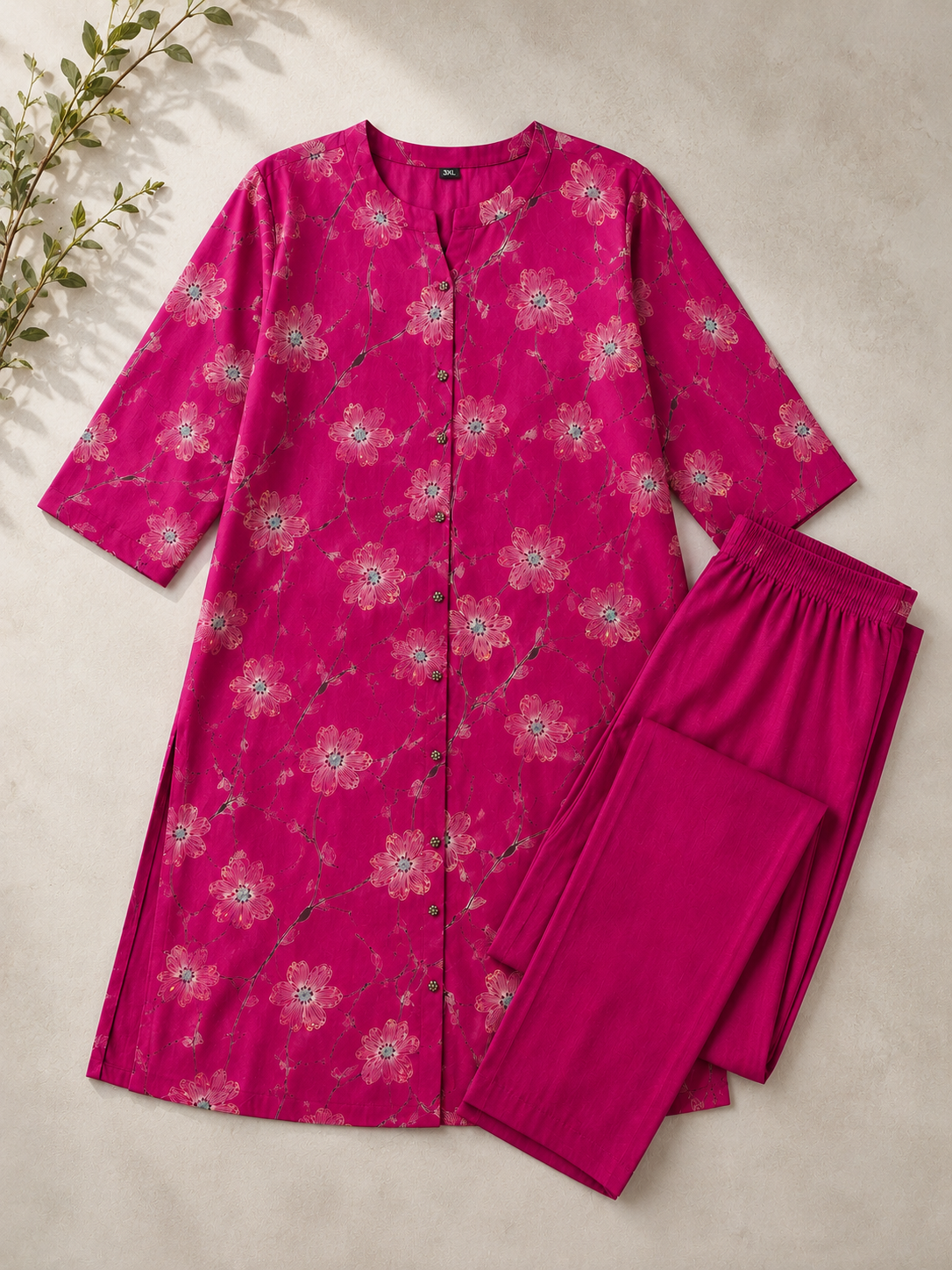 Rani Pink Floral Co-ords