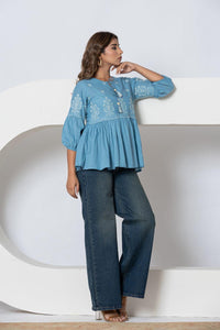 Frock-Style Short Kurti