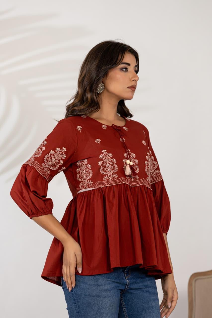 Frock-Style Short Kurti