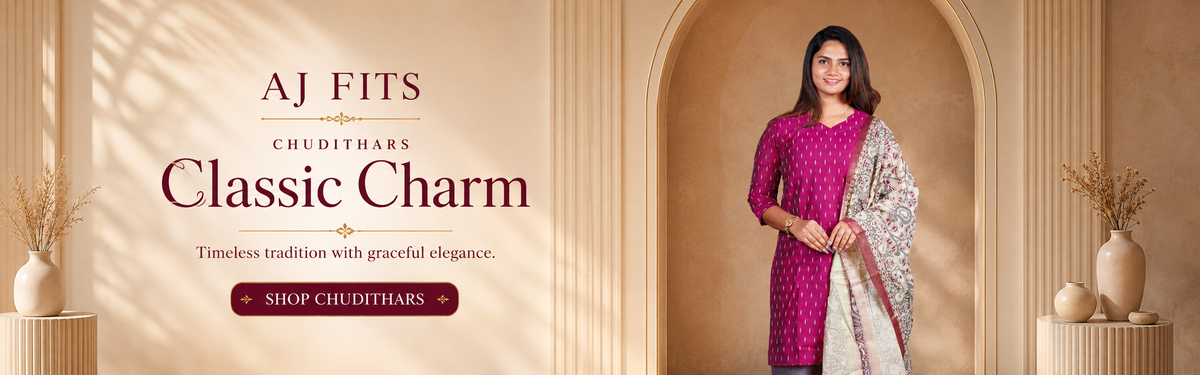AJ FITS chudithar - Effortless Pairing, easy matching sets
