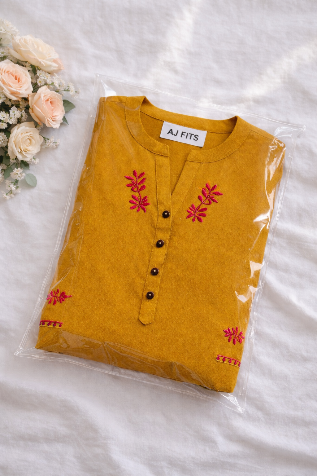 Everyday wear Kurti - Yellow
