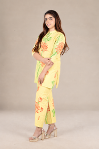 Pastel Yellow Co-Ord Set