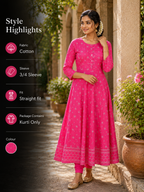 Flared Kurti - Rani