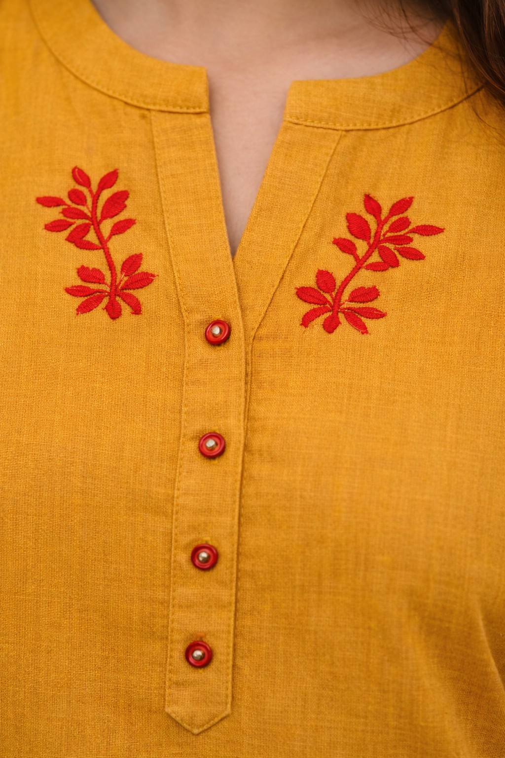 Everyday wear Kurti - Yellow