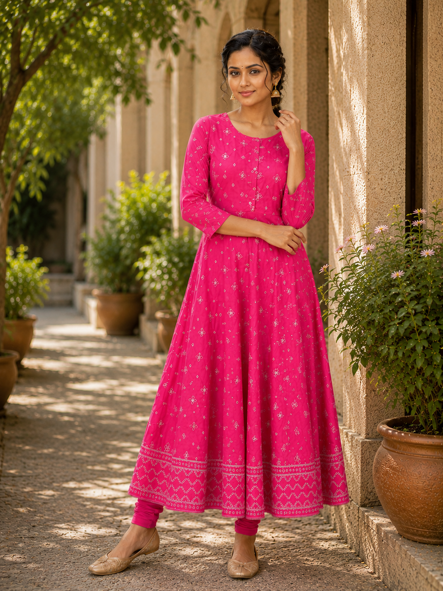Flared Kurti - Rani