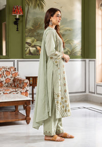 Flared Straight Pista Kurta Pant