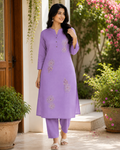 Lavendar Floral Co-ord Set